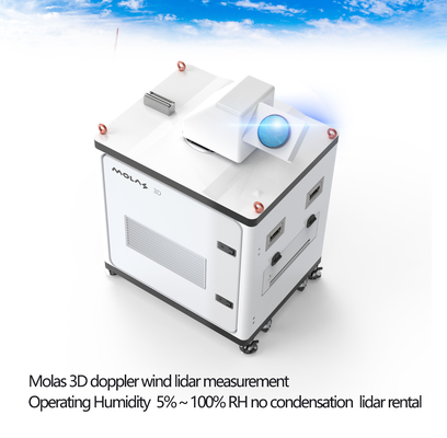 Измерение Lidar ветра Molas 3d Doppler отсутствие конденсации