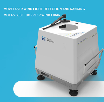 Светлое обнаружение и выстраивая в ряд Molas B300 Doppler Lidar ветера с суши