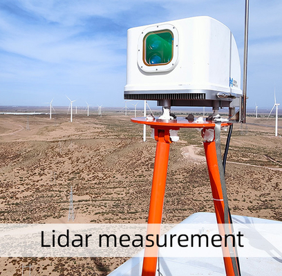 прибор поля ветра измерения ветра Lidar вектора 50m-200m/400m/750m