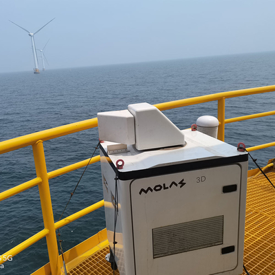 Скорость ветра выживания Lidar 70m/S измерения ветра ширины 50m 100m зоны неслышимости